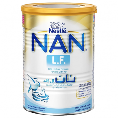 NAN LF milk (lactose free milk formula) 400 gm